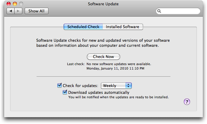 What is mac software update version 2 2 28 1